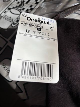 Bolso Desigual bordado flores flecos