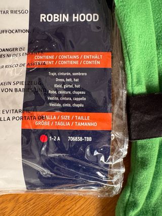 Disfraz Robin Hood 1-2 años