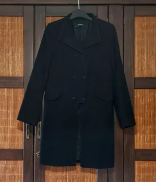 Abrigo corto lana Zara Talla M