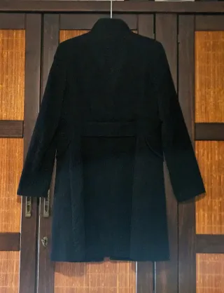 Abrigo corto lana Zara Talla M