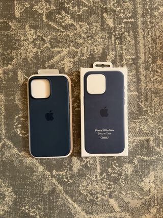Funda iPhone 15 Pro Max Apple Original Azul
