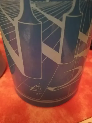 Set 3 Bottiglie Decorative Blu