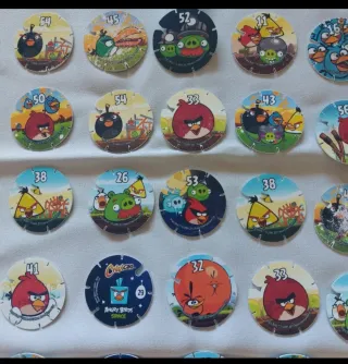 59 Stickers Circulares Angry Birds