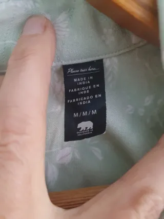 Camisa chico Dockers verde agua floral