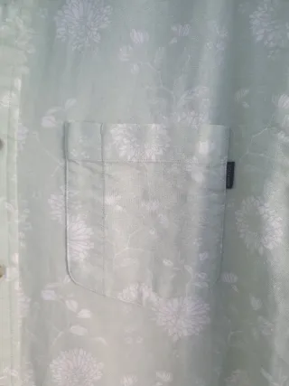 Camisa chico Dockers verde agua floral