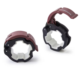 4 Discos Peso Domyos 2 kg con barra y bloqueadores