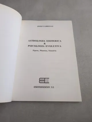 ASTROLOGÍA ESOTÉRICA Y PSICOLOGÍA EVOLUTIVA