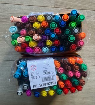 96 Pennarelli BIC Kids Visacolor XL Nuovi