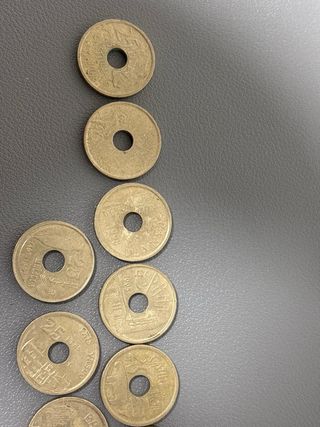 Lote 25 Pesetas Monedas