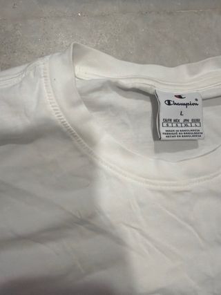 Camiseta Champion Blanca Talla L