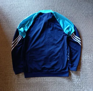 Chaqueta Adidas Vintage Azul y Turquesa
