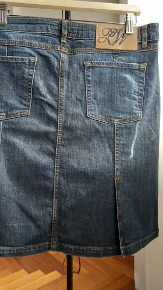 Falda vaquera Zara mujer talla 44