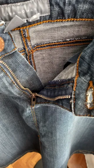 Falda vaquera Zara mujer talla 44