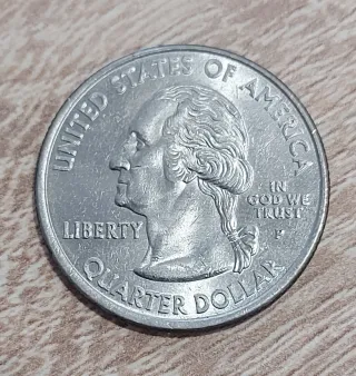 Moneda Cuarto de Dólar Ohio 2002 P