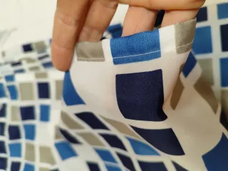 Tenda da bagno con ganci