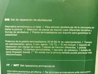 Set Reparación Abolladuras Coche PARKSIDE 20W