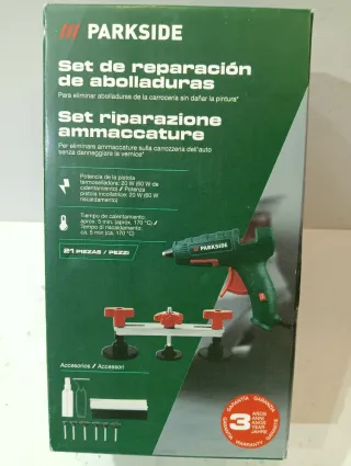 Set Reparación Abolladuras Coche PARKSIDE 20W