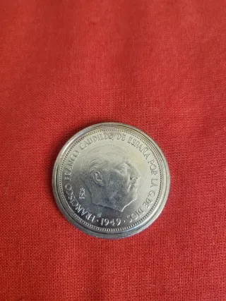 Moneda Colección Francisco Franco 1949