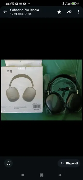 Cuffie wireless P9