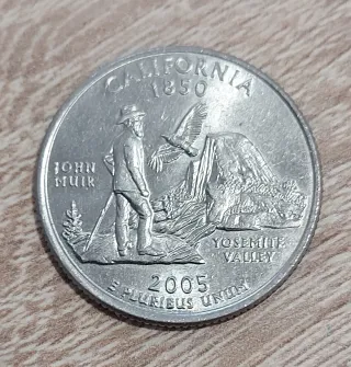Moneda Quarter Dollar California 2005 D