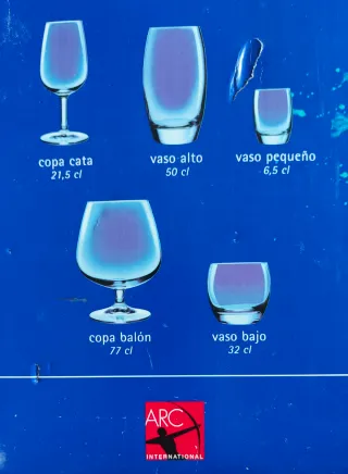 Lote de 30 Vasos y Copas ARC