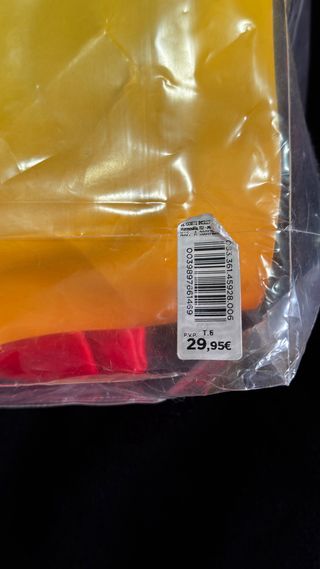 Disfraz LEGO Ladrillo Rojo Talla M