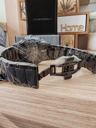 Reloj Emporio Armani Cerámica Negro/Dorado