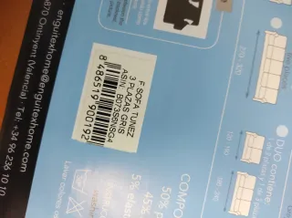 Funda Chaise Longue Martina Home Gris Nueva