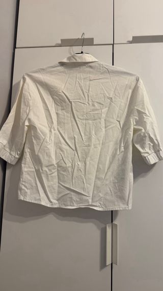 Lote 2 blusas mujer beige y blanca