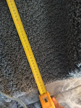 Alfombra grande de pelo largo