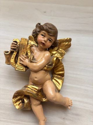 4 Angelitos Decorativos para Pared