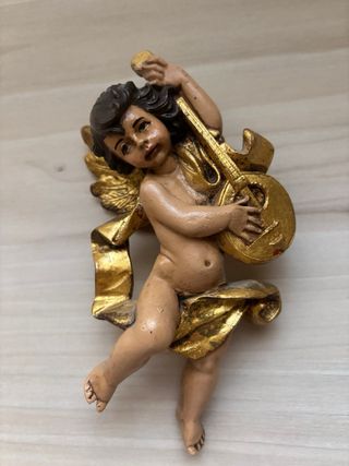 4 Angelitos Decorativos para Pared