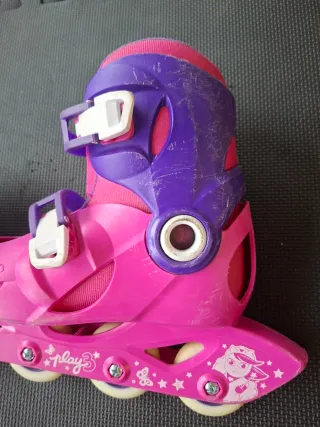 Patines en línea Oxelo rosas y morados, Decathlon