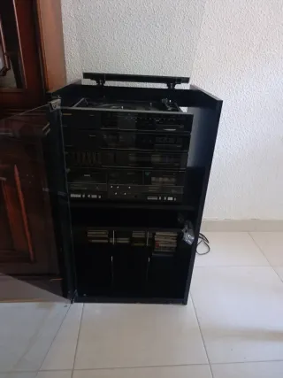 un equipo modular de música Samsung