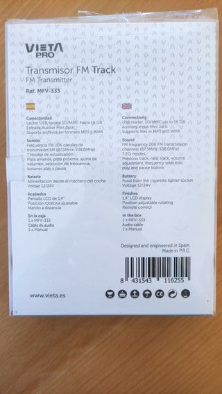 Transmisor FM Vieta PRO Nuevo