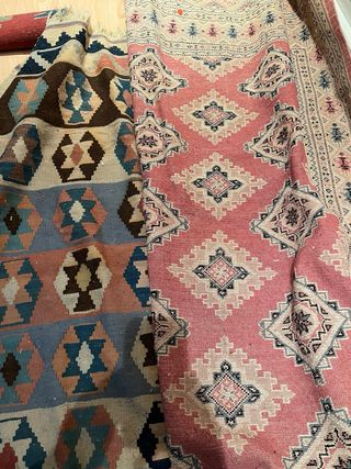 Set di 4 tappeti rustici