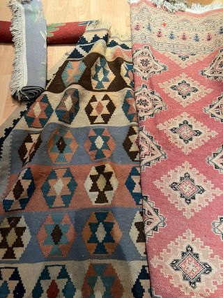 Set di 4 tappeti rustici