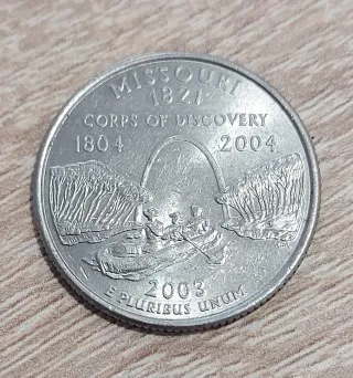 Moneda Quarter Dollar 2003 P Missouri