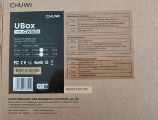 Chuwi UBox Mini PC Ryzen 5 6600H 16GB 512GB SSD
