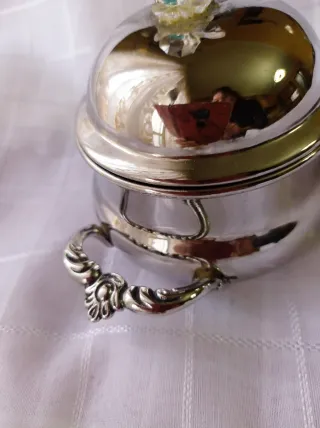 Zuccheriera Argento Stile Vittoriano