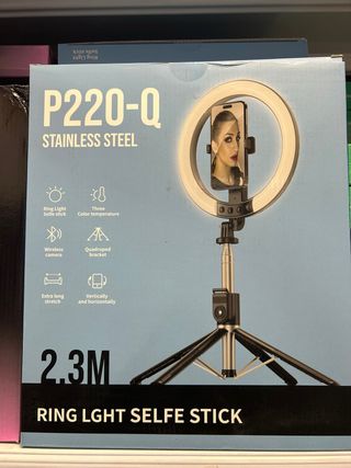 P220-Q Selfie Stick Acciaio Inox