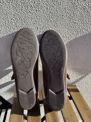 Merceditas terciopelo verde/gris