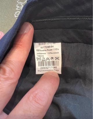 Traje azul marino BYTOM