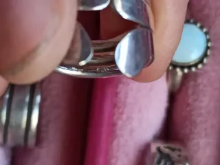 Lote 5 Anillos Plata 925"'