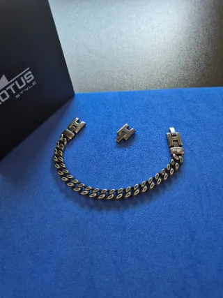 Pulsera Acero Inoxidable Hombre Lotus