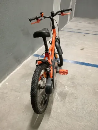 Bicicleta infantil B'TWIN 16 naranja
