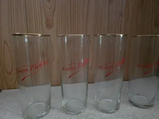 Lote 4 Vasos Cerveza Victoria - Edición Vintage