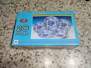 Vajilla Porcelana 20 Piezas