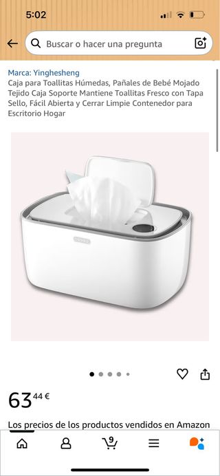 Calentador de toallitas húmedas OIDIRE