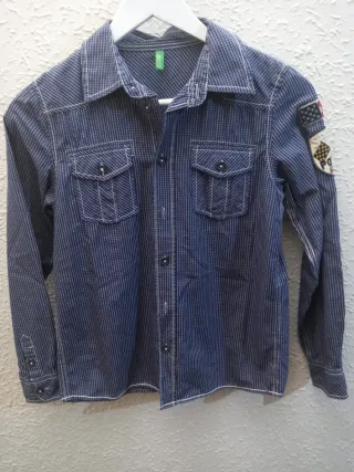 Camisa niño manga larga Benetton T11